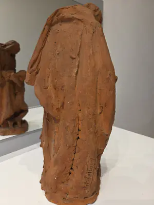 Octaaf Rotsaert - Authentiek Terracotta Beeld – Octaaf Rotsaert – 'Piëta' / Moeder en Kind kopen? Bied vanaf 175!