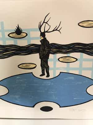 Hans Wap - Gewei verkocht voor € 35!