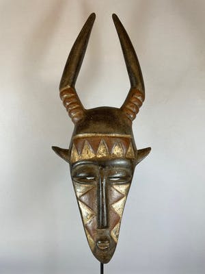 Kwele - African Teke mask - Congo. kopen? Bied vanaf 35!