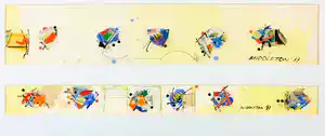 Sam Middleton - Twee collages, Zonder titel - Ingelijst verkauft für € 360!