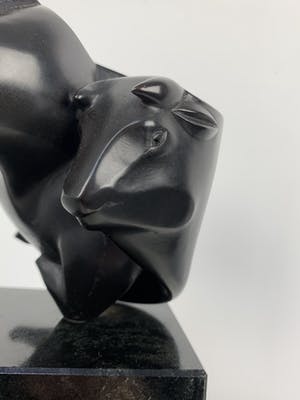 Willem Lenssinck - bronzen beeld op granieten sokkel - 'Tournedos' - 1991 (Uniek exemplaar) kopen? Bied vanaf 1950!