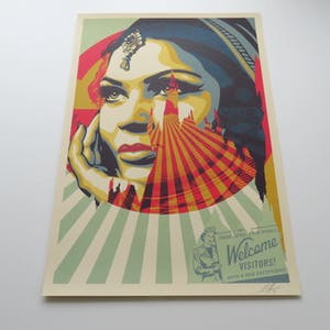 AcheterShepard Fairey - Target Exceptions? Enchérissez de 1!