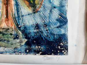 Nico Emons - abstracte compositie kopen? Bied vanaf 48!