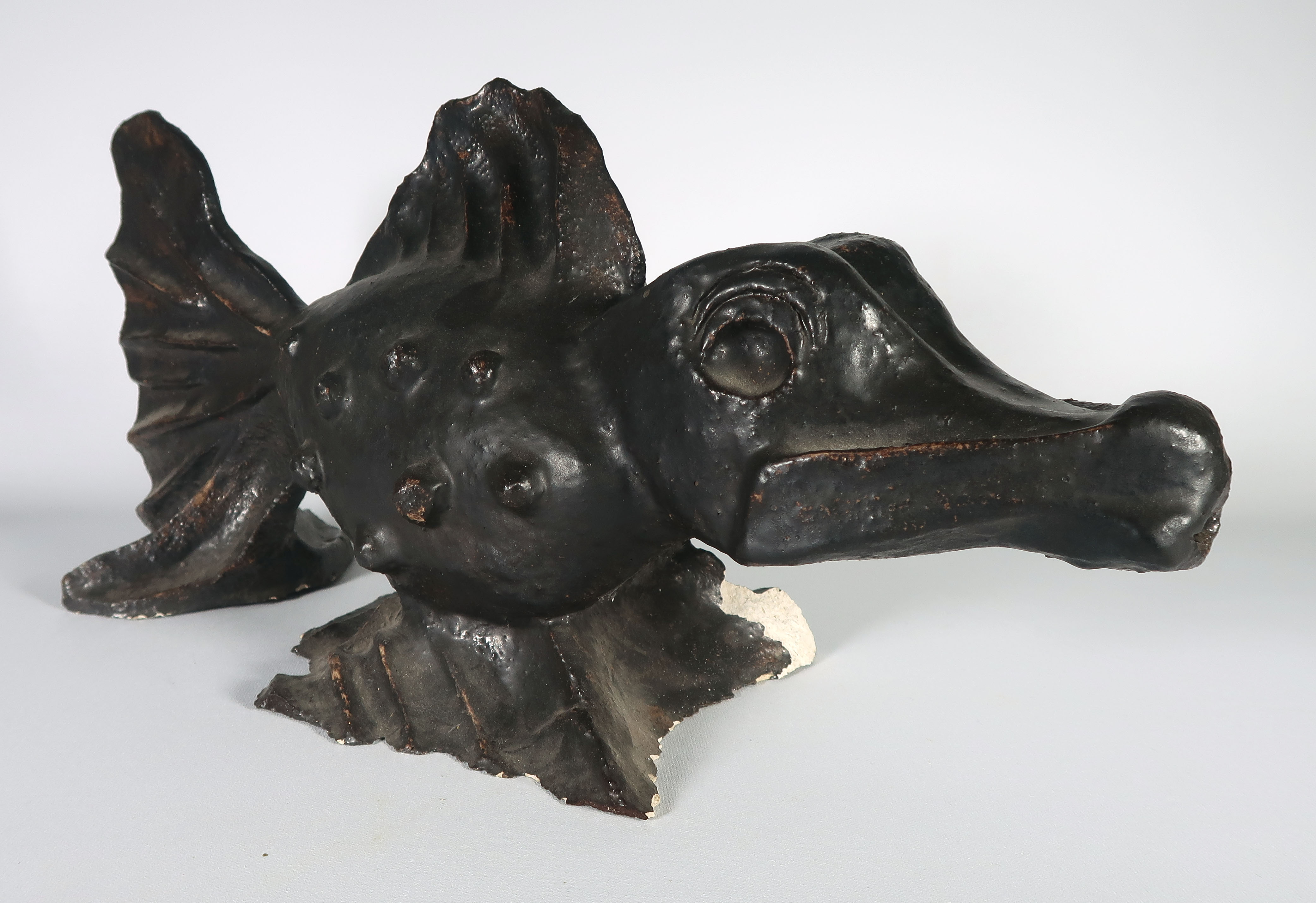 Toon Gielen - Beschilderd en geglazuurd keramiek, Vis kopen? Bied vanaf 1!