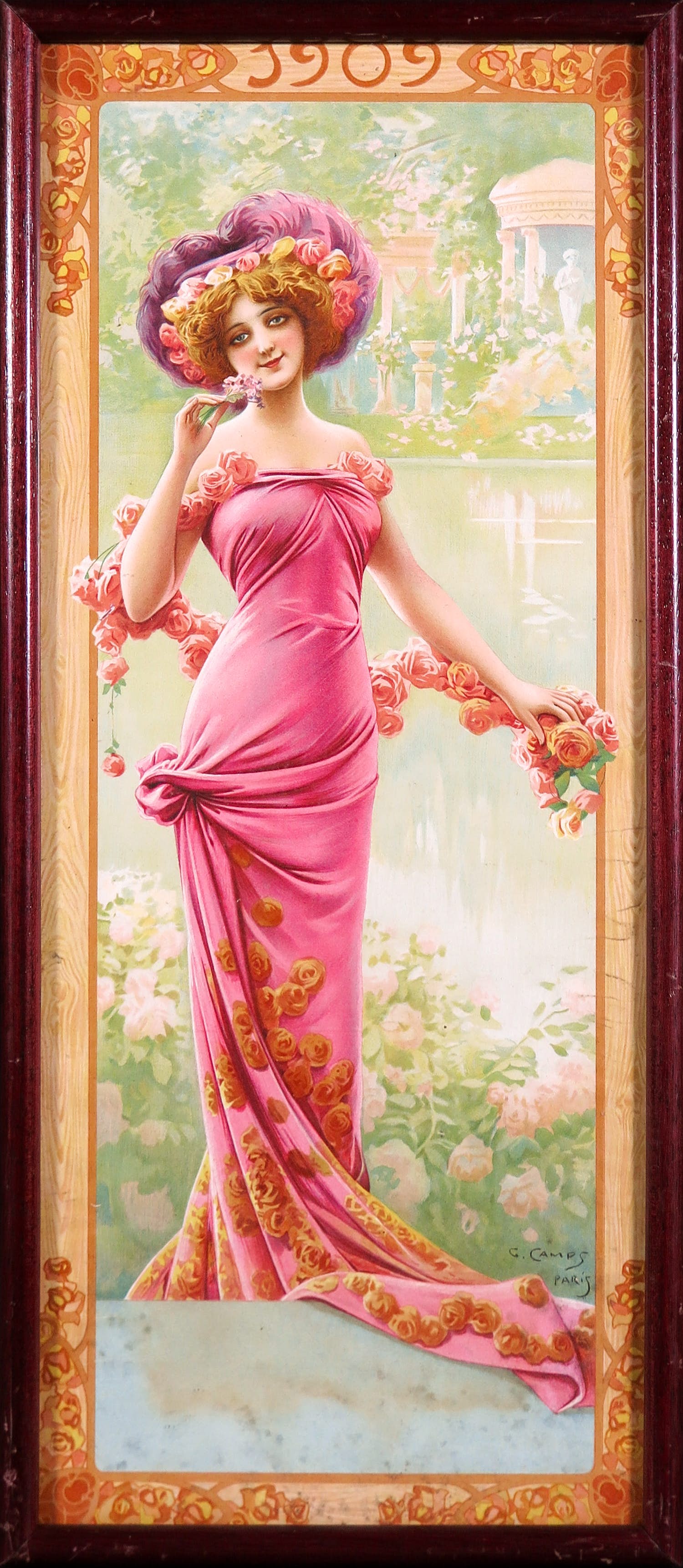 Gaspar Camps Y Junyent - Litho in art nouveau stijl kopen? Bied vanaf 80!