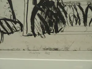 Lucebert - Ingelijste ets , Meisje Zes – 1967 – Oplage van slechts 30 ex. kopen? Bied vanaf 500!