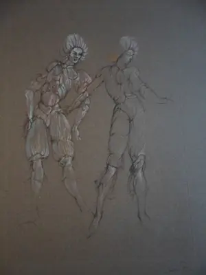 Leonor Fini - Ets, Titel, Scène de Théâtre kopen? Bied vanaf 45!