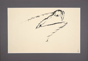 Melle Oldeboerrigter - Inkttekening op papier, z.t. Beweging kopen? Bied vanaf 100!