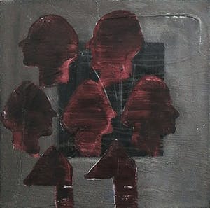 Arie van Selm - Olieverf op doek, People and things XII kopen? Bied vanaf 1!