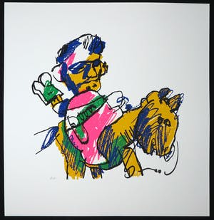 Herman Brood - Zeefdruk, Te Paard kopen? Bied vanaf 150!