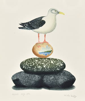 Niet of onleesbaar gesigneerd - Den Magpie , Den Merel & Den Fiskmås kopen? Bied vanaf 1!