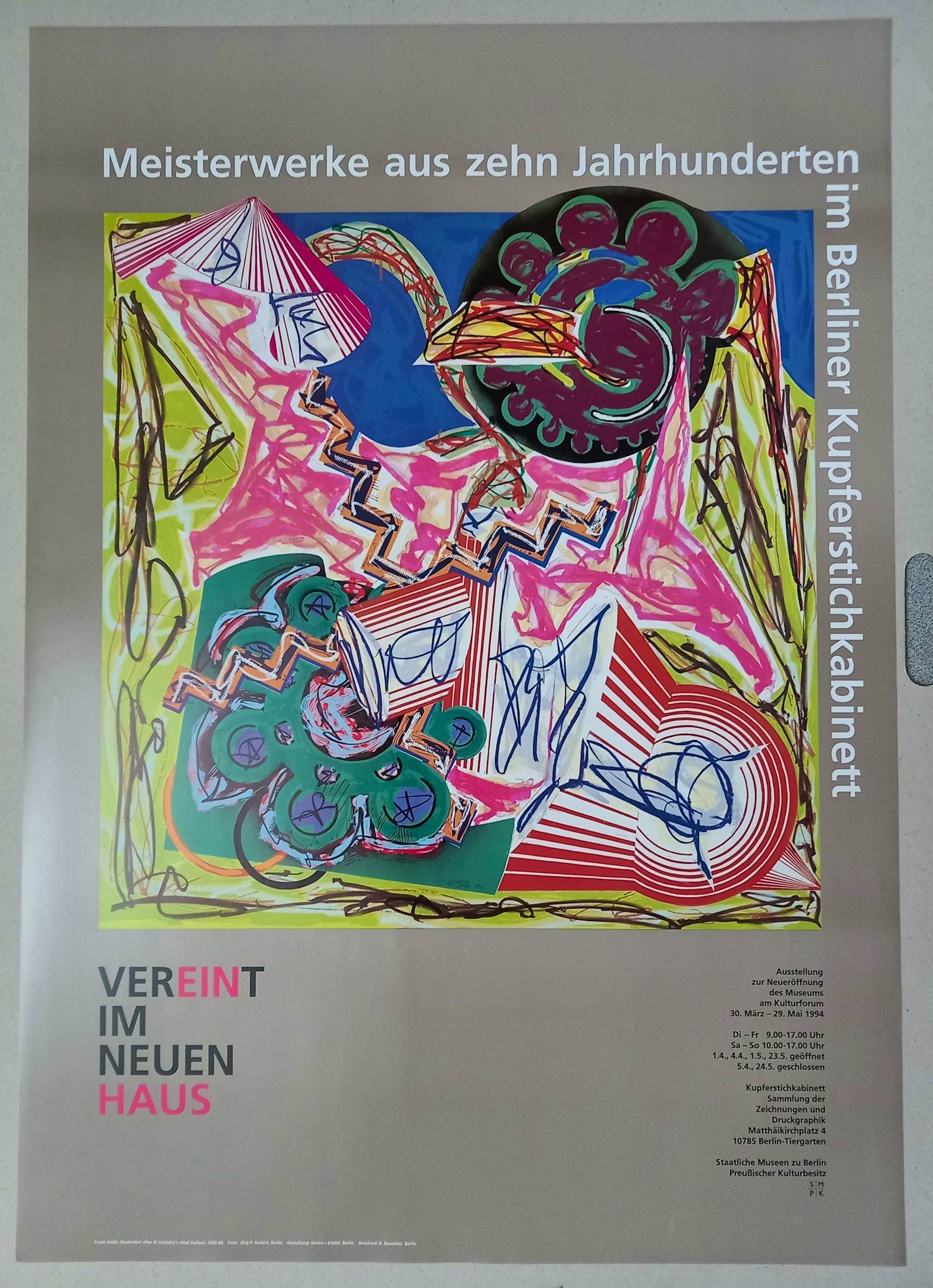Frank Stella - Ausstellungsplakat Berlin 1994 kopen? Bied vanaf 50!