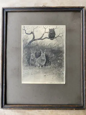 Henri Verstijnen - Litho “Avondidylle” kopen? Bied vanaf 25!