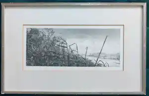 Reinder Homan - Landschap met beek vendu pour 100€ !