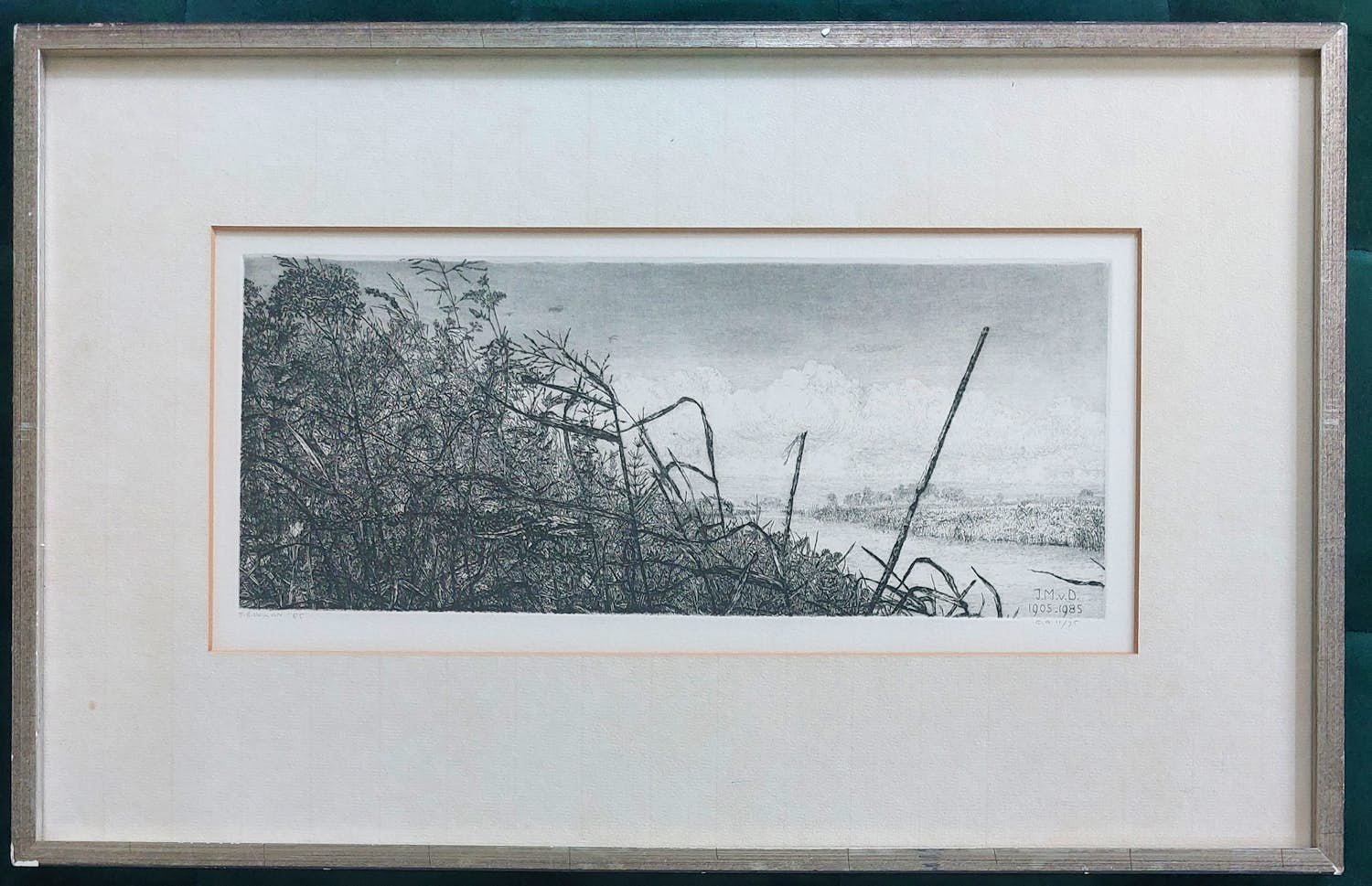 Reinder Homan - Landschap met beek verkocht voor € 110!