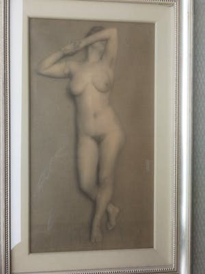 Gerard Hofs - Naakt. Staande vrouw. kopen? Bied vanaf 299!