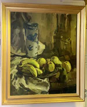 Aart Glansdorp - Stilleven met fruit. verkocht voor € 325!