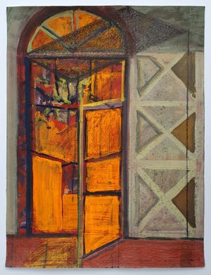 Bert van Zelm - Zonder titel | Acryl op papier kopen? Bied vanaf 45!