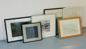 Janus Nuiten - Lot van 6 unieke werken op papier, Lanschappen kopen? Bied vanaf 75!