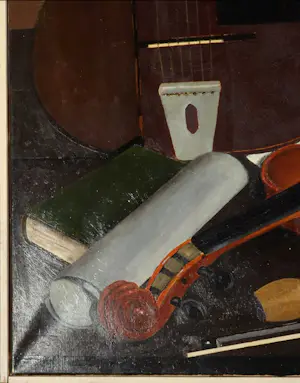 A. Brouwer - Olieverf op doek, Stilleven met muziek - Ingelijst (Groot) kopen? Bied vanaf 1!