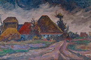 Jan Dekker - Boerderij in zwaar weer - Stijl Groninger Ploeg kopen? Bied vanaf 69!