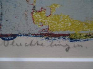 Wim Motz - Litho "Vluchtelingen" kopen? Bied vanaf 50!