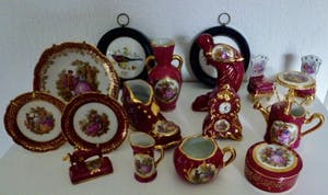 Royal Limoges - Fragonard - 15x mini Limoges items + 2x Limoges handpainted schilderijtjes kopen? Bied vanaf 1!