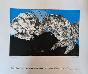 Ans Wortel - zonder titel - gesgineerd- 200 ex kopen? Bied vanaf 1!