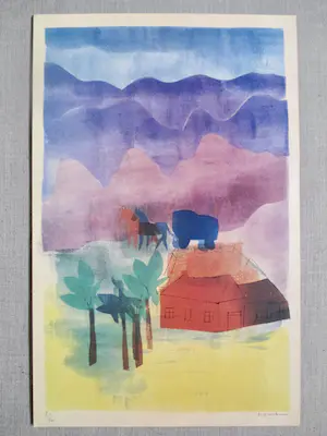 Hendrik Werkman - Chassidische Legenden Suite 1 en 2 - 20 reproducties met boek kopen? Bied vanaf 75!