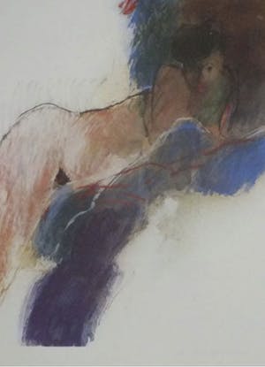 Jan Peter van Opheusden - Nya Dousika’s Woman, lithografie kopen? Bied vanaf 50!