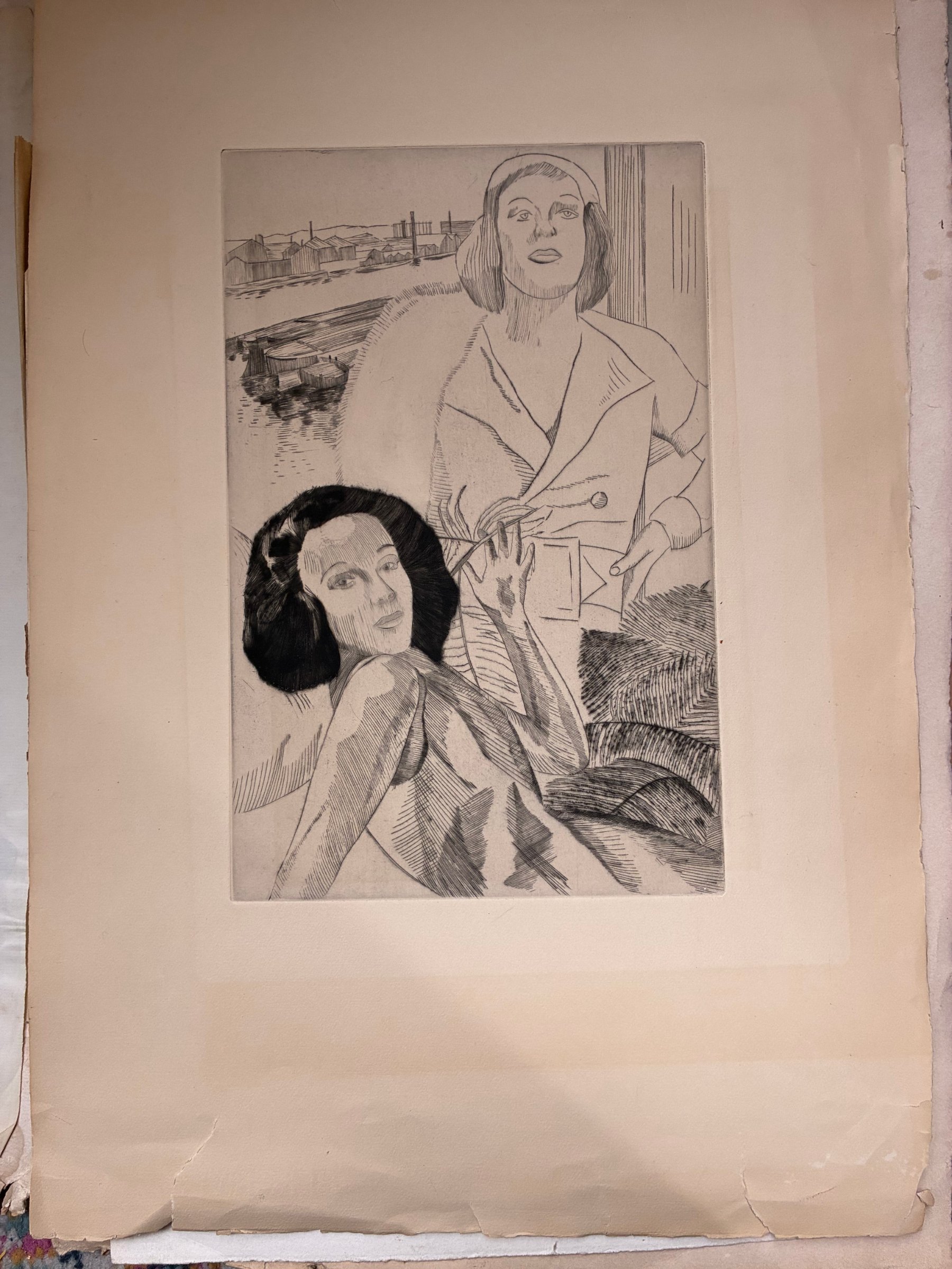 Helene de Beauvoir - Vrouwen tegen een landschapsachtergrond kopen? Bied vanaf 150!