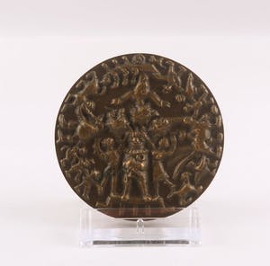 Niel Steenbergen - Bronzen penning, Carnaval kopen? Bied vanaf 90!