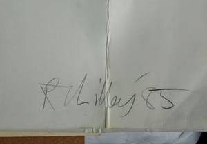 Niet of onleesbaar gesigneerd - Ingelijste tekening, Portret – Gallery Abbott and Holder, Londen - 1985 kopen? Bied vanaf 1!