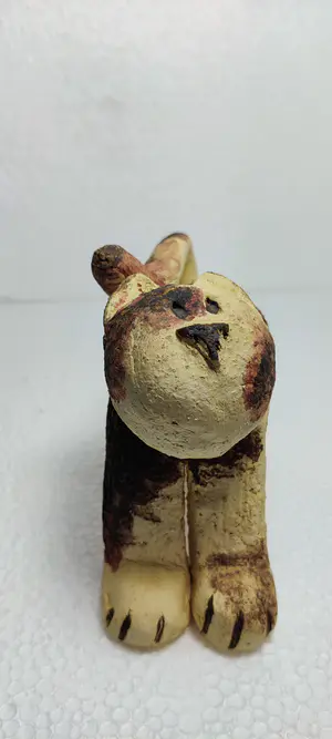 Niet of onleesbaar gesigneerd - BIFI schattige terra cat kopen? Bied vanaf 1!