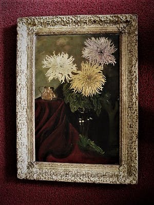 Niet of onleesbaar gesigneerd - Omstreeks 1930 geschilderd olieverf stilleven - gesigneerd - GROOT! kopen? Bied vanaf 1!