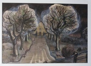 Gerrit de Moree - Unieke tekening in pastel en inkt kopen? Bied vanaf 65!