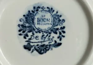 Royal Boch - Boch Belgium Delfts - Kleine bordjes (6) kopen? Bied vanaf 20!