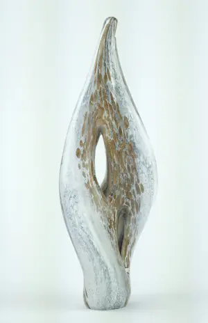 Niet of onleesbaar gesigneerd - Abstract glazen sculptuur kopen? Bied vanaf 1!