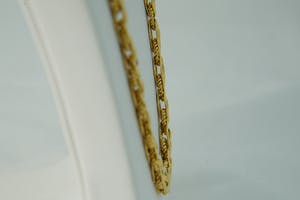 1908 - Geel gouden collier kopen? Bied vanaf 1500!