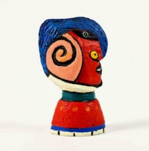 Clemens Briels - sculptuur/flessenstop kopen? Bied vanaf 30!