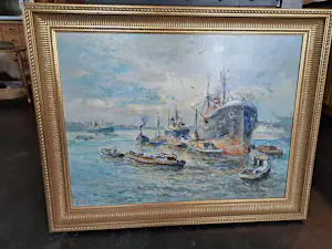 Evert Moll - Havengezicht Rotterdam kopen? Bied vanaf 850!