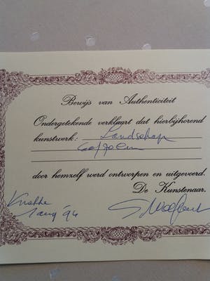 Guido Louis Wolfaert - winterlandschap kopen? Bied vanaf 500!