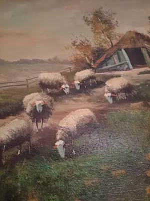 Niet of onleesbaar gesigneerd - 11 schapen kaufen? Bieten Sie von 1!