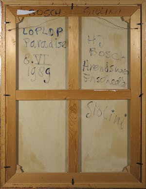 Herman Jan Bosch - Arcyl op doek, Loplop Paradise - Ingelijst (Groot) kopen? Bied vanaf 100!