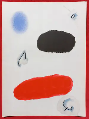 Joan Miro - Abstracte compositie, originele litho (1961) kopen? Bied vanaf 60!