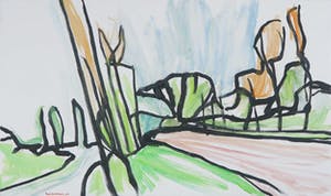 Paul Overhaus - Olieverf op doek, Polderland - Ingelijst kopen? Bied vanaf 80!