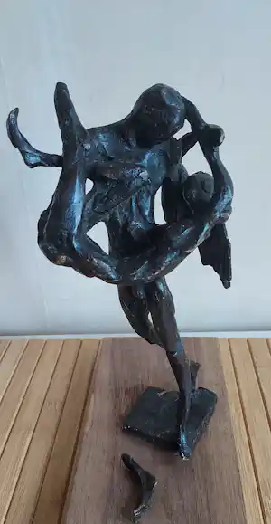 Kees Verkade - 2 naakte figuren in omhelzing verkauft für € 950!