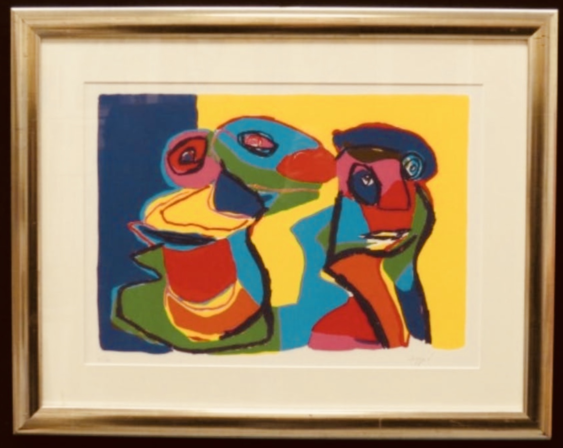 Karel Appel - Zonder titel verkocht voor € 495!
