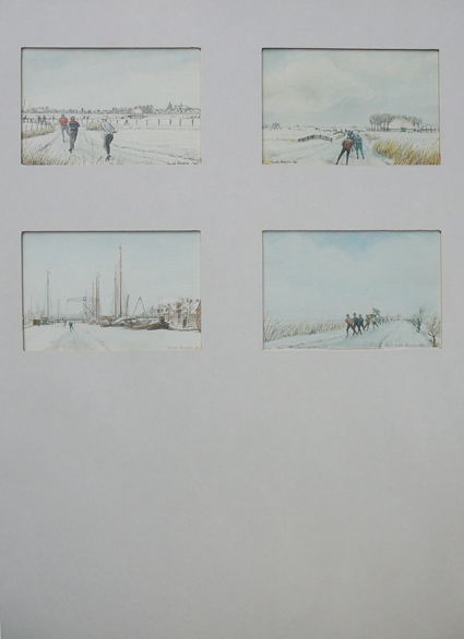 Bauke Feenstra - Schaatstaferelen in het Friese land kopen? Bied vanaf 50!