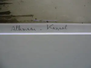 Roger Hebbelinck - Mooie kleuren ets van het Luttik Oudorp te Alkmaar. kopen? Bied vanaf 40!